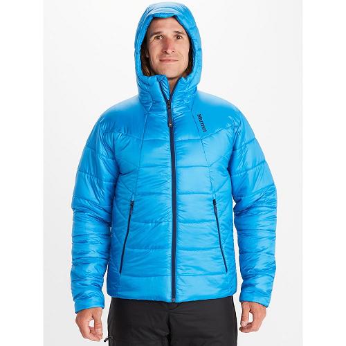 Marmot Down Jacket Blue NZ - WarmCube Featherless Jackets Mens NZ6951028